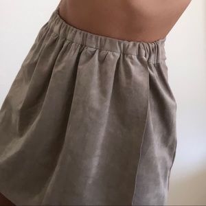 Wilfred suede skirt